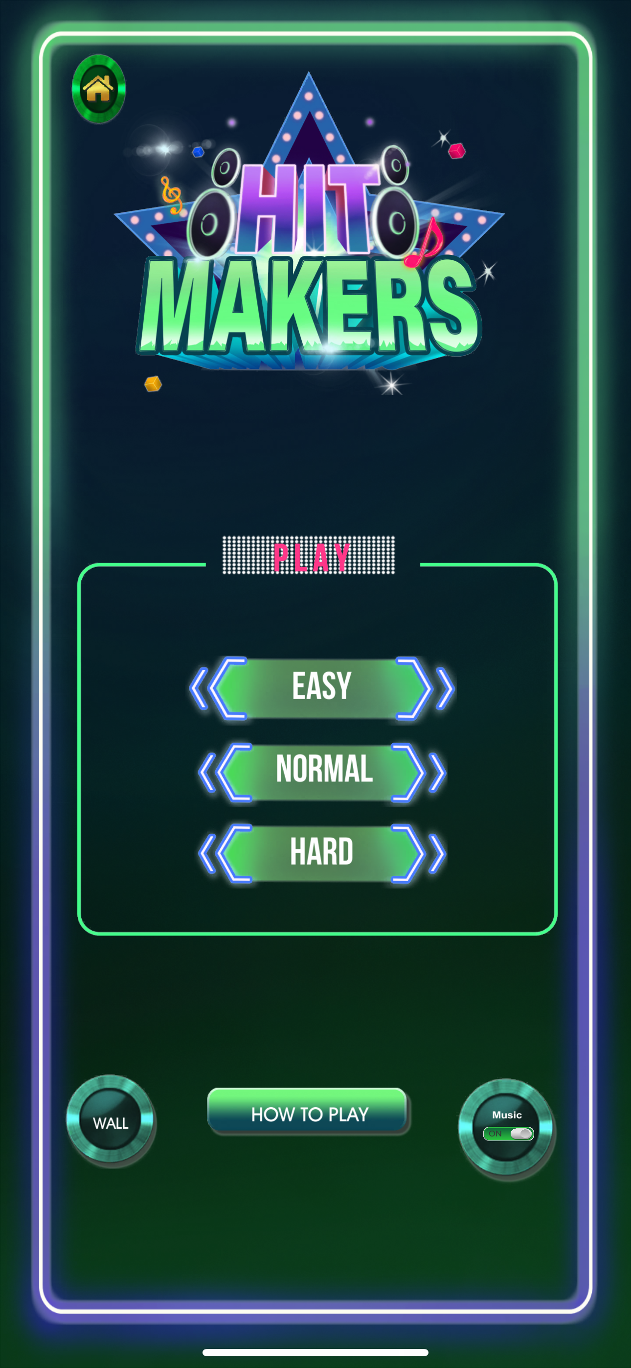 Home - Select your difficulty level